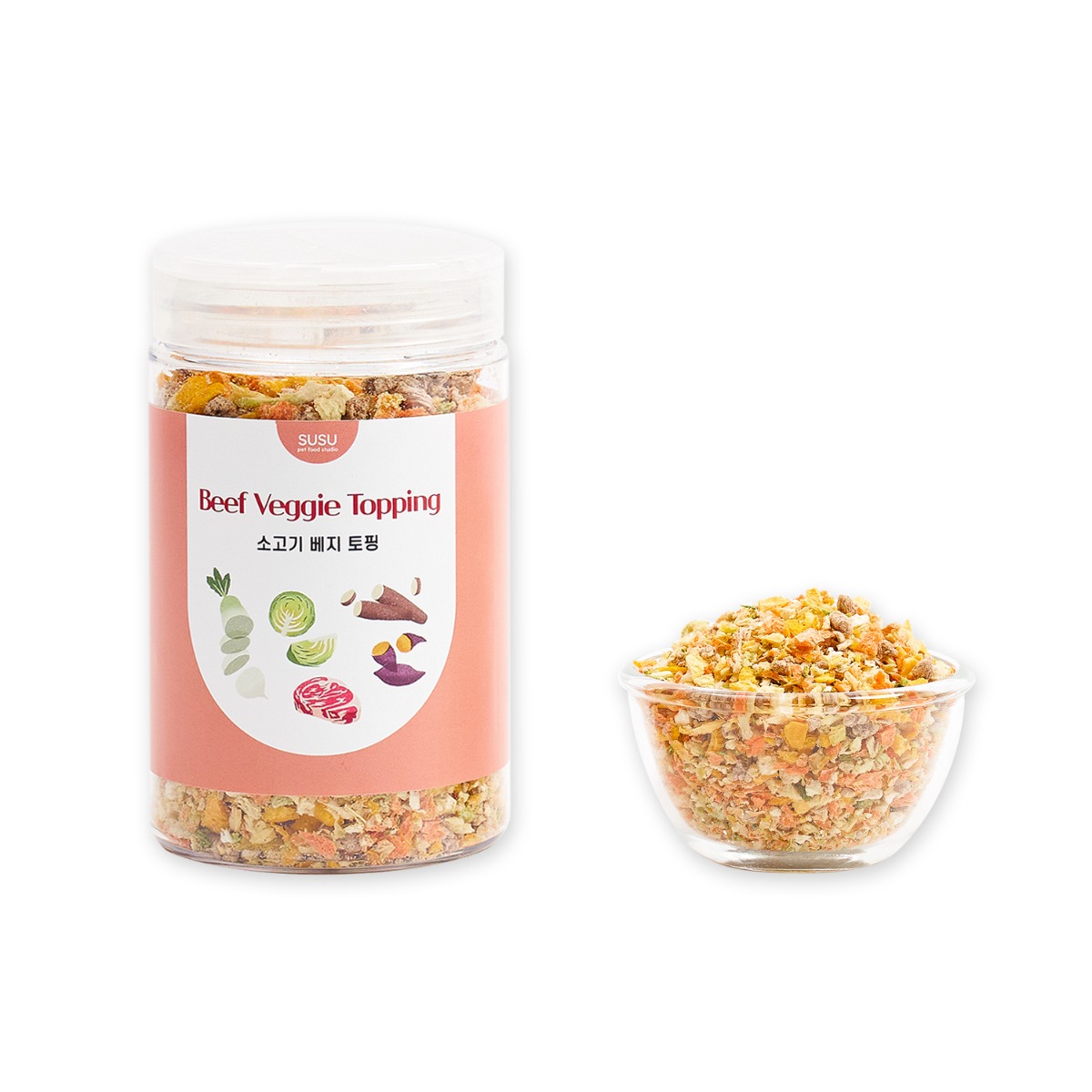 동결건조 소고기베지토핑