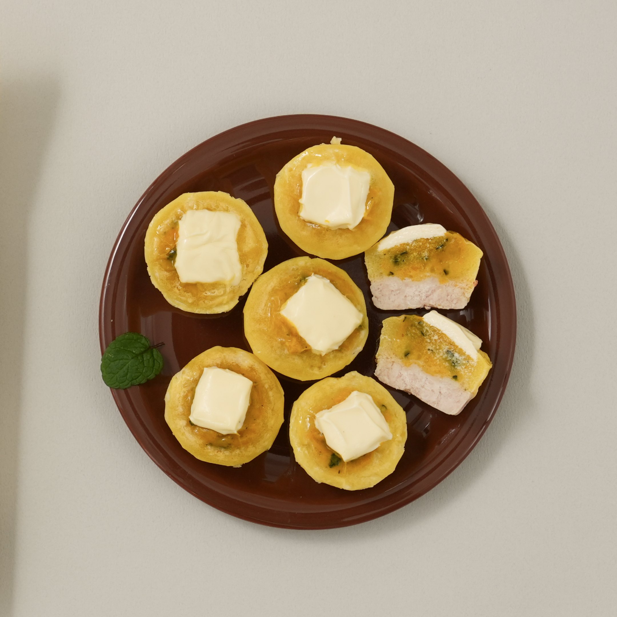 포크&단호박 에그볼