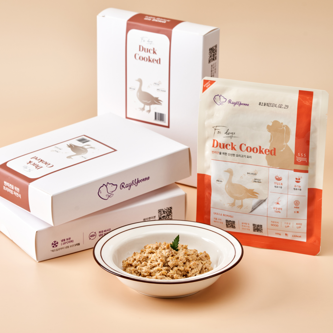 강아지용 오리고기 화식