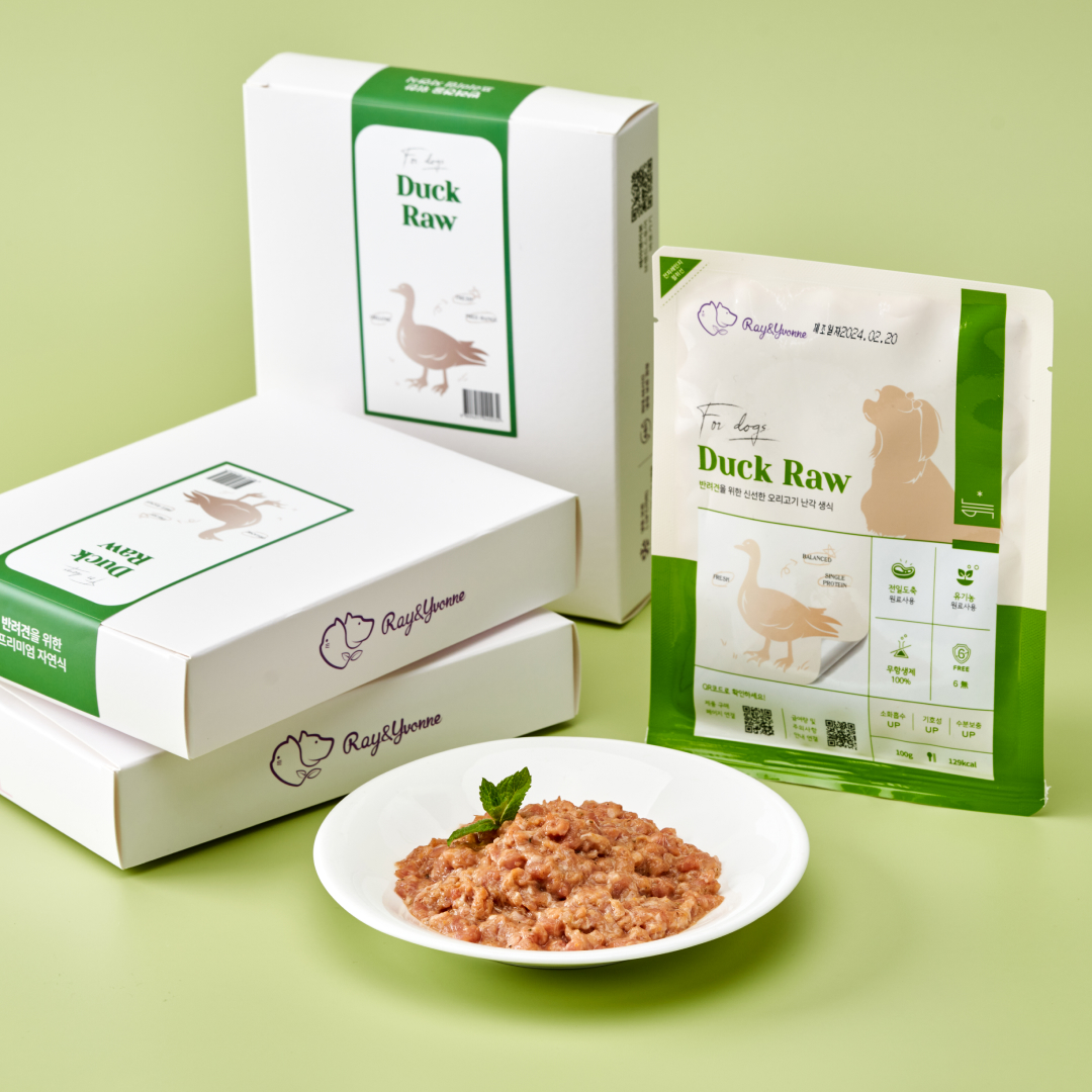 강아지용 오리고기 난각 생식 