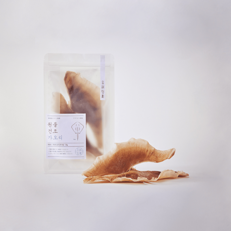 원물건조 그대로 가오리