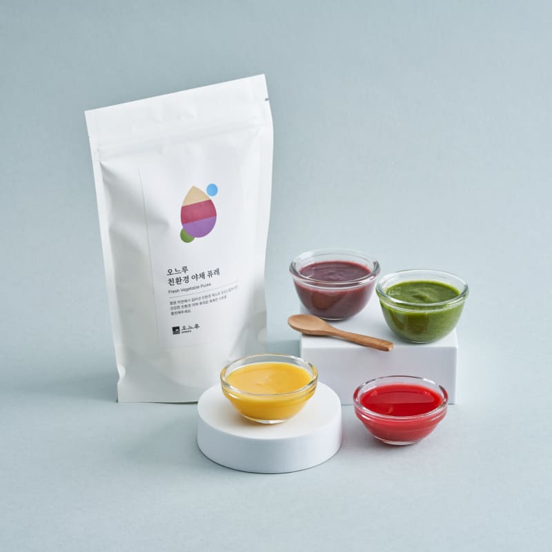 친환경 야채 퓨레 샘플 세트