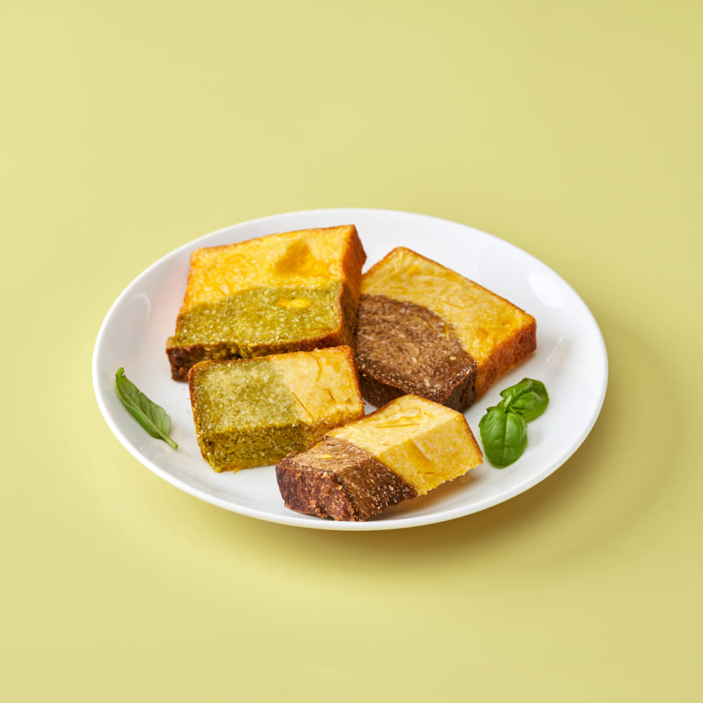 단호박 코코넛 파운드 시금치&케롭