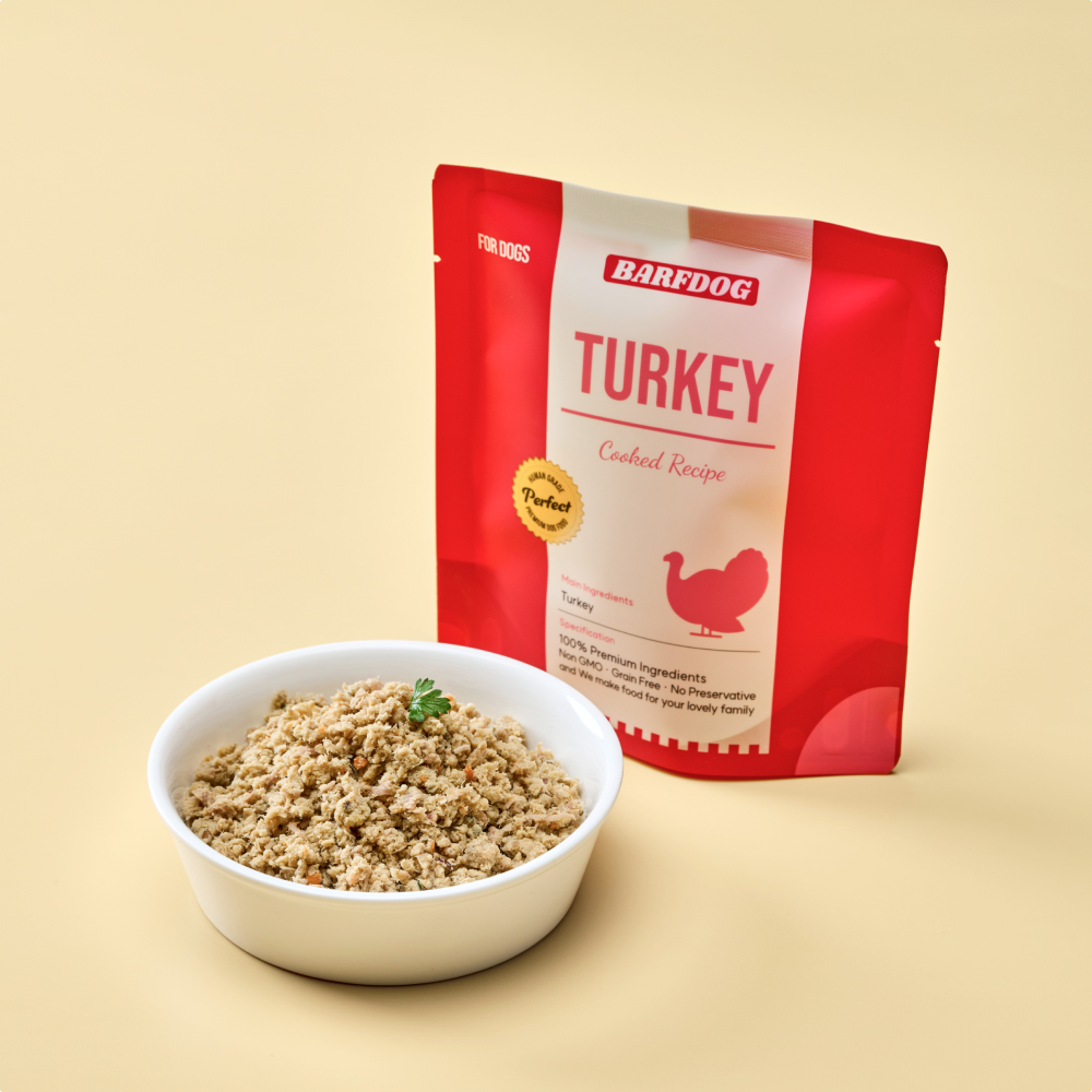 바프독 칠면조고기 화식