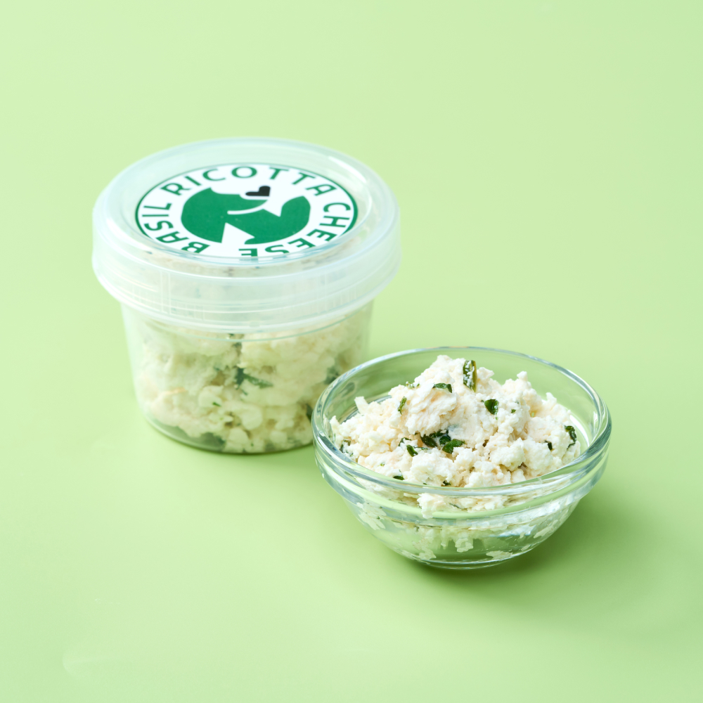 바질 리코타 치즈