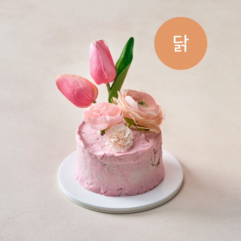 flower cake - chicken